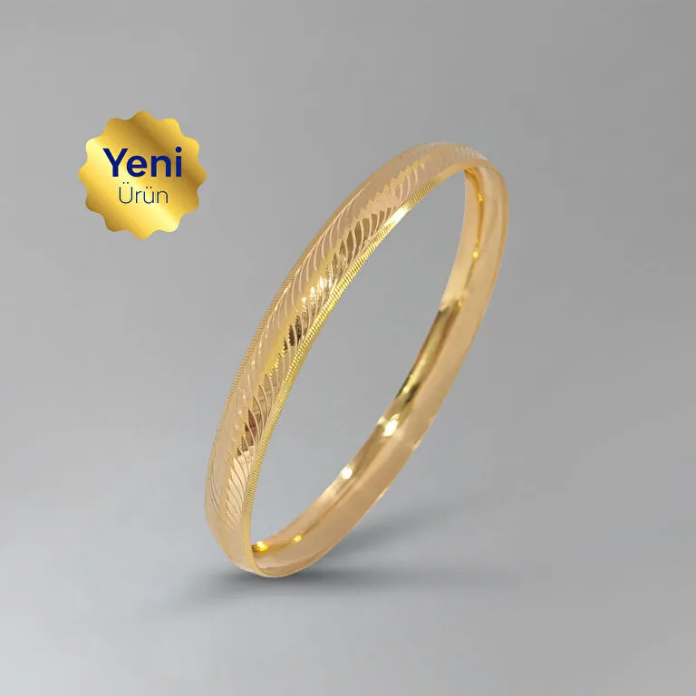 Altınay 22 Ayar Dokulu Bilezik 6 Gr